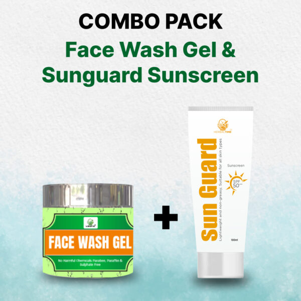 Face Wash Gel & Sunguard Sunscreen